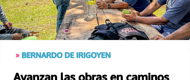 Avanzan las obras en caminos rurales y proyectan mejoras en espacios comunitarios