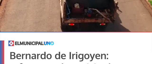 Bernardo de Irigoyen: refuerzan el servicio de agua en el barrio Vista Alegre por baja en la represa
