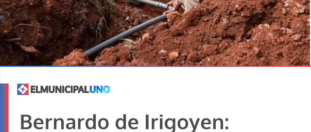 Bernardo de Irigoyen: finalizaron la conexión de un nuevo pozo perforado a la red de agua en barrio Terminal