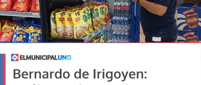 Bernardo de Irigoyen: realizaron inspecciones en supermercados para verificar el cumplimiento de normas