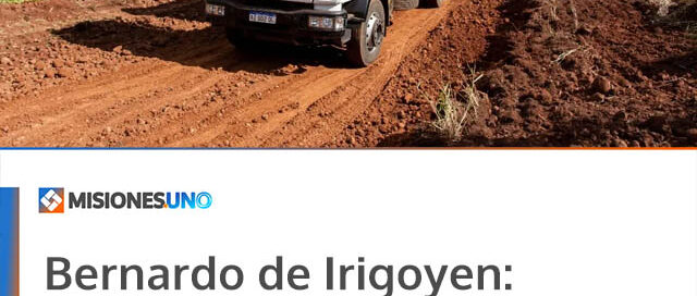 Bernardo de Irigoyen: avanzan las tareas de mejora de caminos en Bajo Pepirí