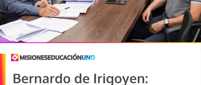Bernardo de Irigoyen: realizan relevamiento en una nueva escuela para avanzar con la designación de docentes