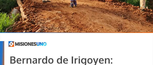 Bernardo de Irigoyen: realizaron reparaciones en la red de agua potable en dos barrios