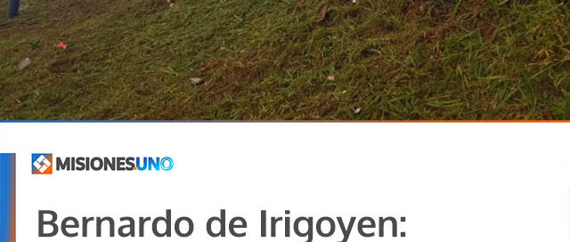Bernardo de Irigoyen: intensifican trabajos de limpieza y colocan cartelería en la vía pública