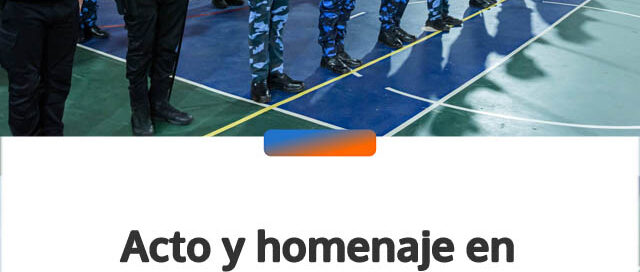 Acto y homenaje en Bernardo de Irigoyen por los 170 años de la Policía de Misiones