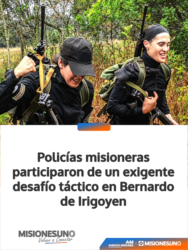 Policías misioneras participaron de un exigente desafío táctico en Bernardo de Irigoyen Policías misioneras participaron de un exigente desafío táctico en Bernardo de Irigoyen