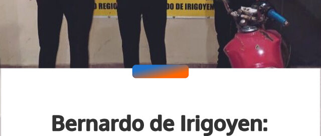 Bernardo de Irigoyen: escapó hacia el monte tras una persecución y terminó detenido con una moto robada